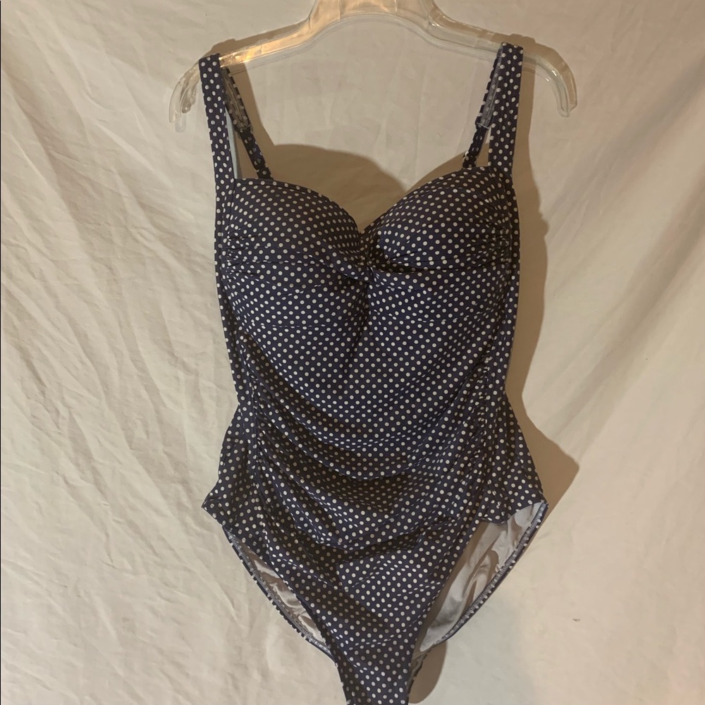 Niptuk Swim Bathing Suit, sz 12 figure flattering